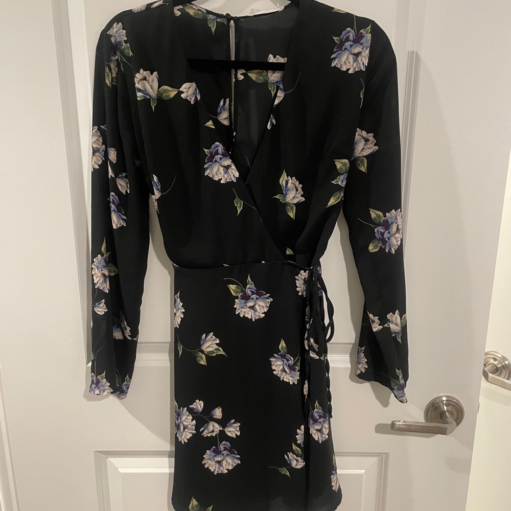Floral Wrap Dress